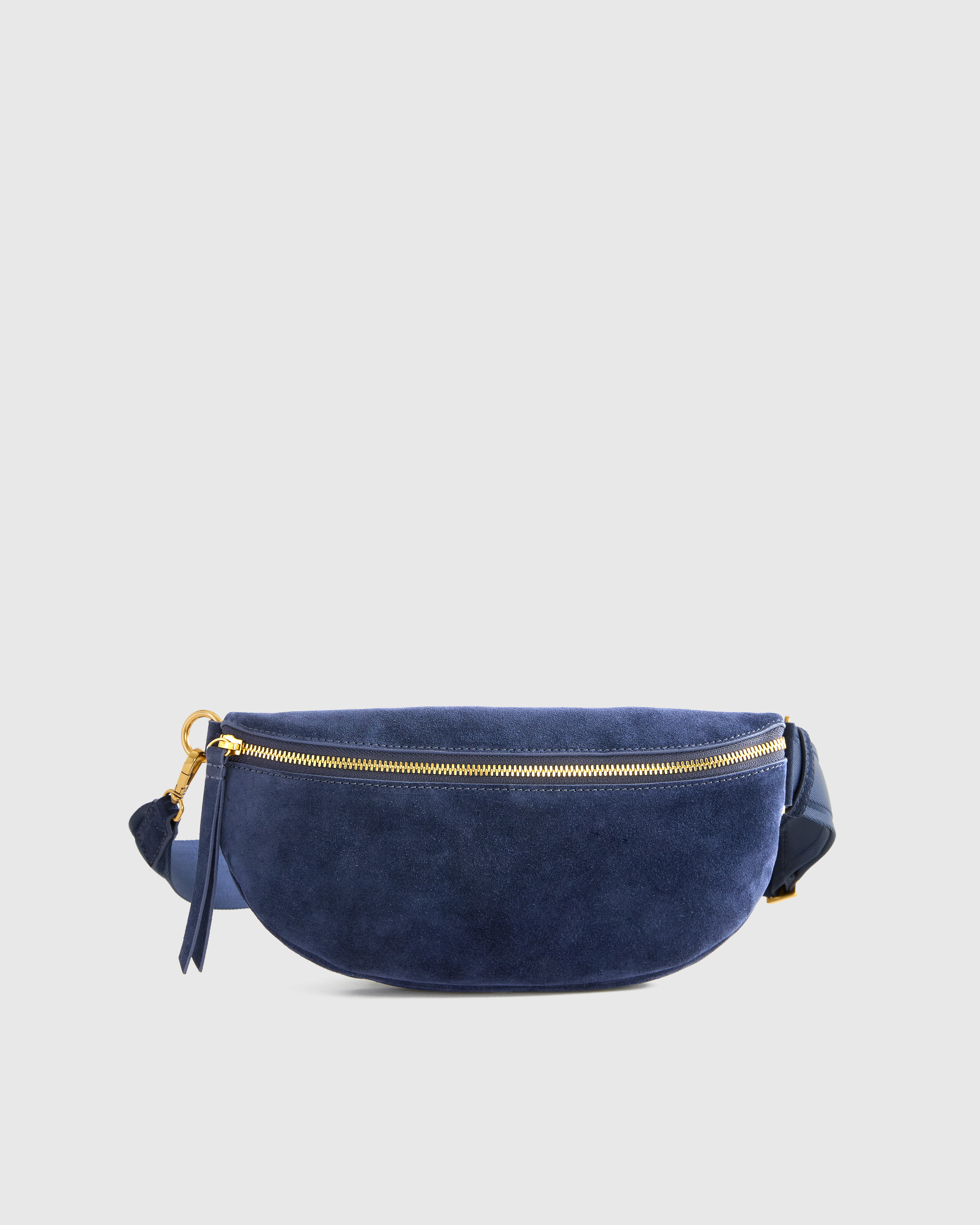Italian Suede Sling Bag in Midnight | Quince