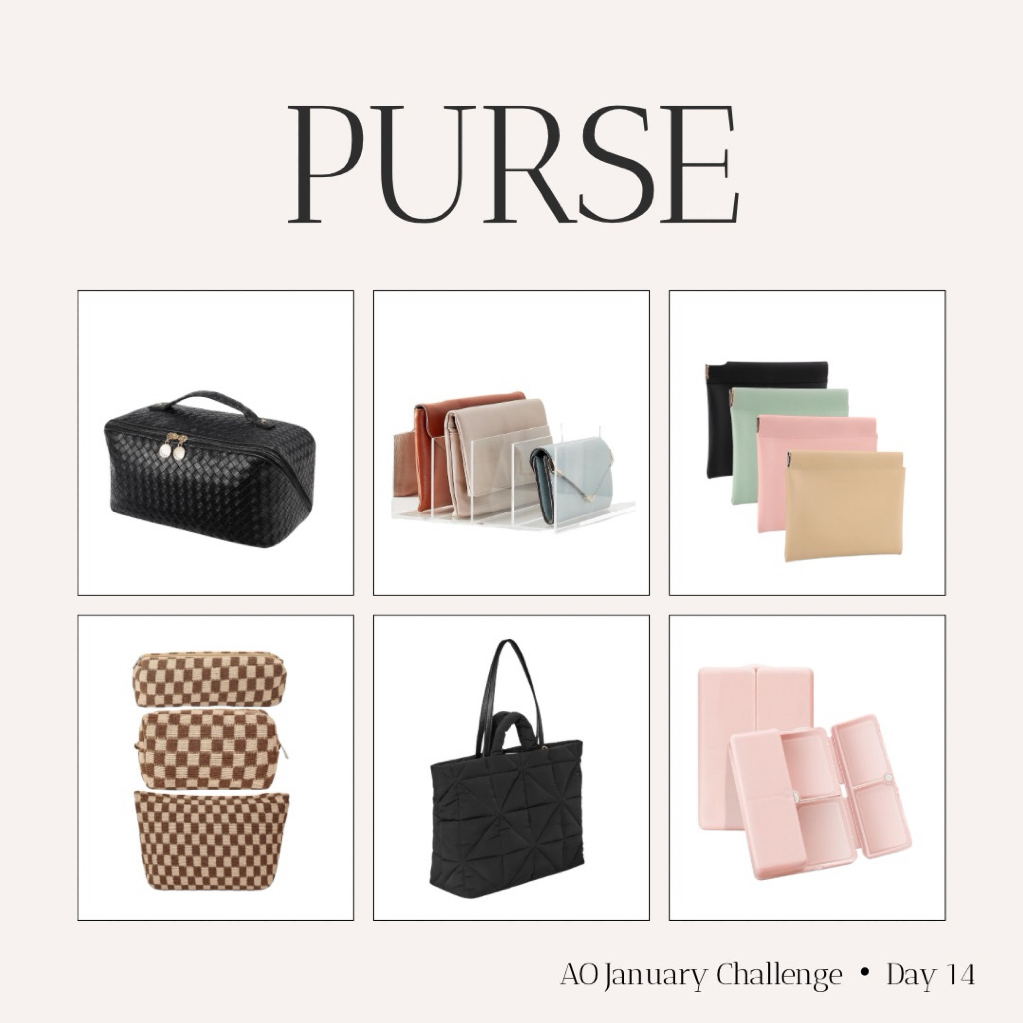 👜 Purse! Day 14 of the #aullorganizedchallenge

1. Grab your purse and dump the whole thing out. 💥

2. Separate everything into categories. 🗂

3. If you have small items to contain (makeup, masks, toiletries, mints, kid snacks, etc.) think about containing them into smaller pouches. Use what you have! Plastic baggies work in a pinch. 👛

4. Put back only what is USED and necessary. Wallet. Keys. Sunglasses. Lip Balm. 🕶

5. These pouches make switching purses a breeze. Just grab the ones you need! ✨

6. Throw away the trash, put back items you no longer need and pat yourself on the back. You did it! 🙌🏼

🤓Extra Credit! Do the same with your work bag. 👩🏼‍🏫

Post your picture of today’s challenge to your stories and tag @aullorganized and use #aullorganizedchallenge to connect with the community!.

Follow my shop @aullorganized on the @shop.LTK app to shop this post and get my exclusive app-only content!
