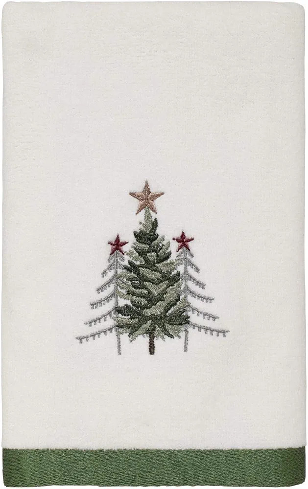 Avanti Linens - Hand Towel, Soft & Absorbent Cotton, Holiday Home Decor (Trees Collection) | Amazon (US)