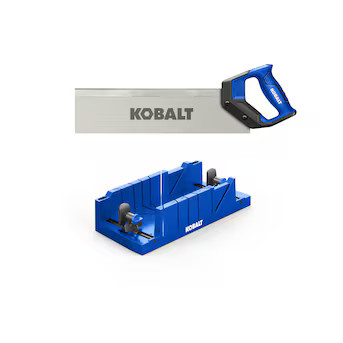 Kobalt With Miter Box 14-Inches Fine finish cut Back saw | Lowe's