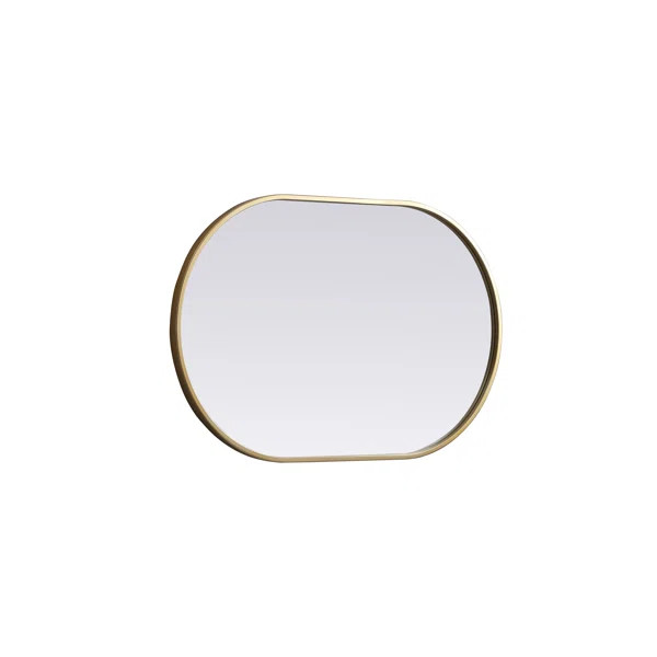 Sabine Metal Pill Wall Mirror | Wayfair North America
