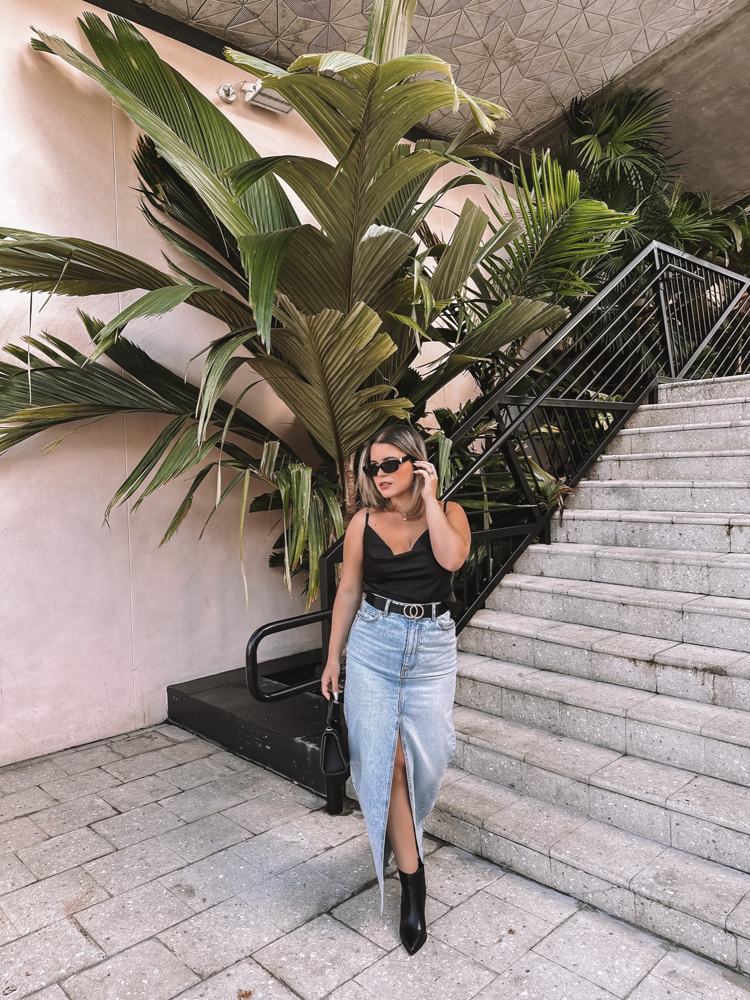 The Perfect Denim Maxi Skirt 🖤
.
.
Denim outfit, denim skirt, satin top, Stradivarius maxi skirt, ankle boots, chic outfits, casual style, casual look, brunch outfit

#denimmaxiskirt #maxiskirt #denimskirt #streetstyleinspo #casualfits #denimoutfit #ootdinspo #denimstyle #howtostylemaxiskirt 

#LTKunder100 #LTKunder50 #LTKstyletip
