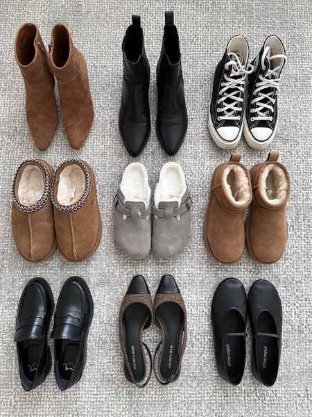 Fall shoe checklist ✔️

- booties
- Boston clogs
- ultra mini Uggs
- loafers 
- maryjane flats 
- converse 
- Ugg Tasman slippers 

#LTKSeasonal #LTKshoecrush