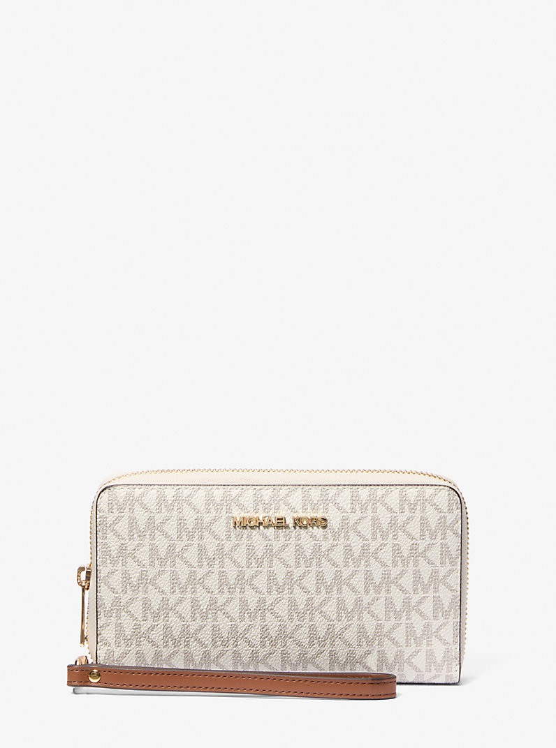 Jet Set Signature Logo Smartphone Wristlet | Michael Kors US