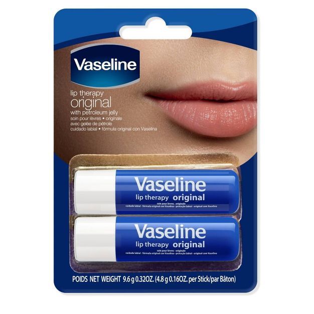 Vaseline Original Lip Therapy Stick - 2pk/0.16oz each | Target