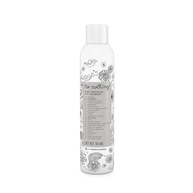 No nothing Very Sensitive Dry Shampoo - Fragrance Free Dry Shampoo, 100% Vegan, Hypoallergenic, U... | Amazon (US)