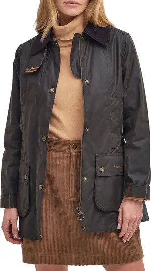 Barbour Fiddich Waxed Cotton Coat | Nordstrom | Nordstrom