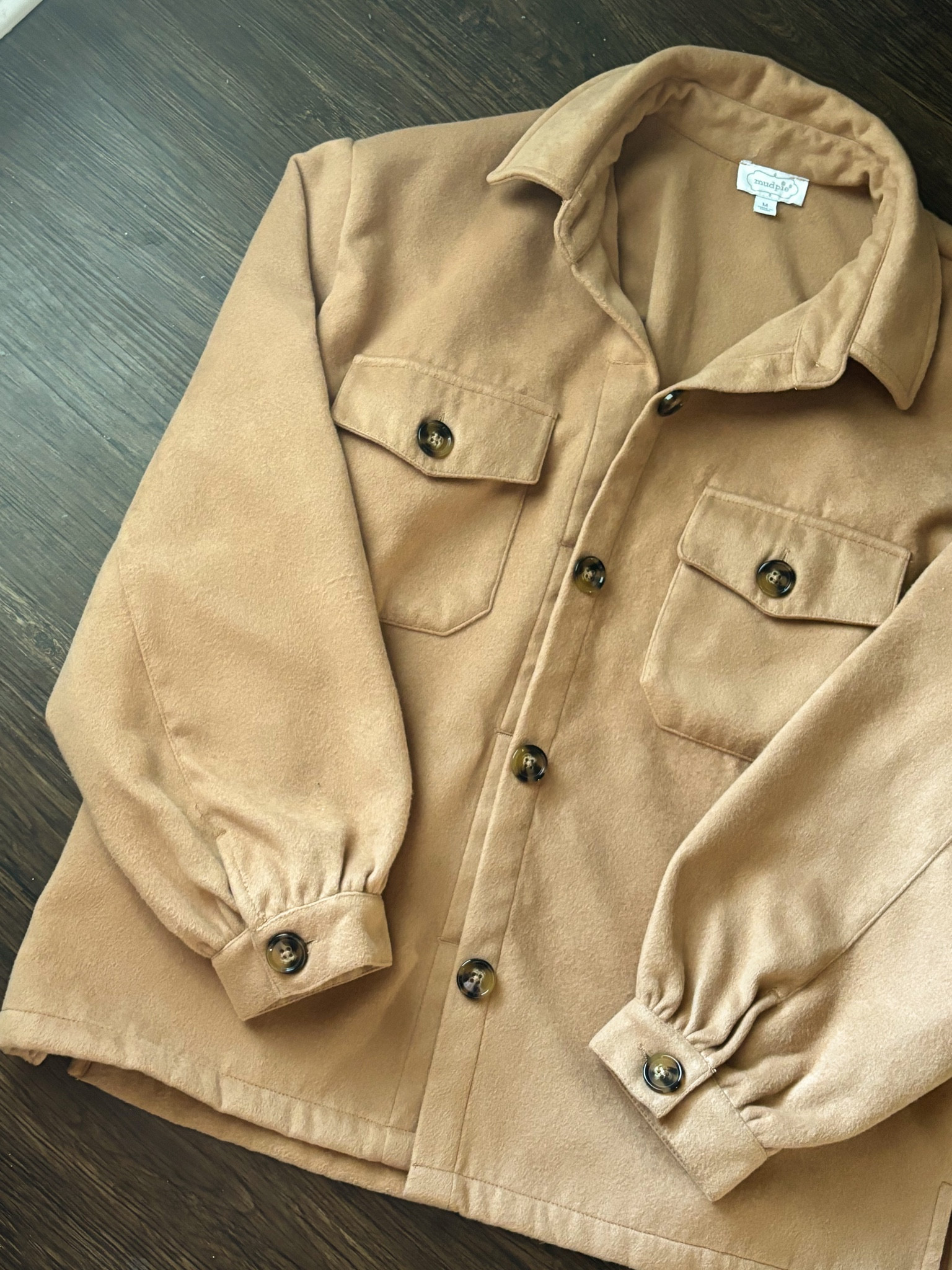 This Bomber Jacket from Mudpie is EVERYTHING ~ it’s tortoise shell buttons, the cuffed sleeves, the camel brown color making it go with every outfit, and the gorgeous felt material makes every outfit a little nicer & you a little more confident! Simple fashion making you feel fabulous! This goes with jeans, slacks, booties, heels, sneakers, literally everything! 

#LTKstyletip #LTKfindsunder100