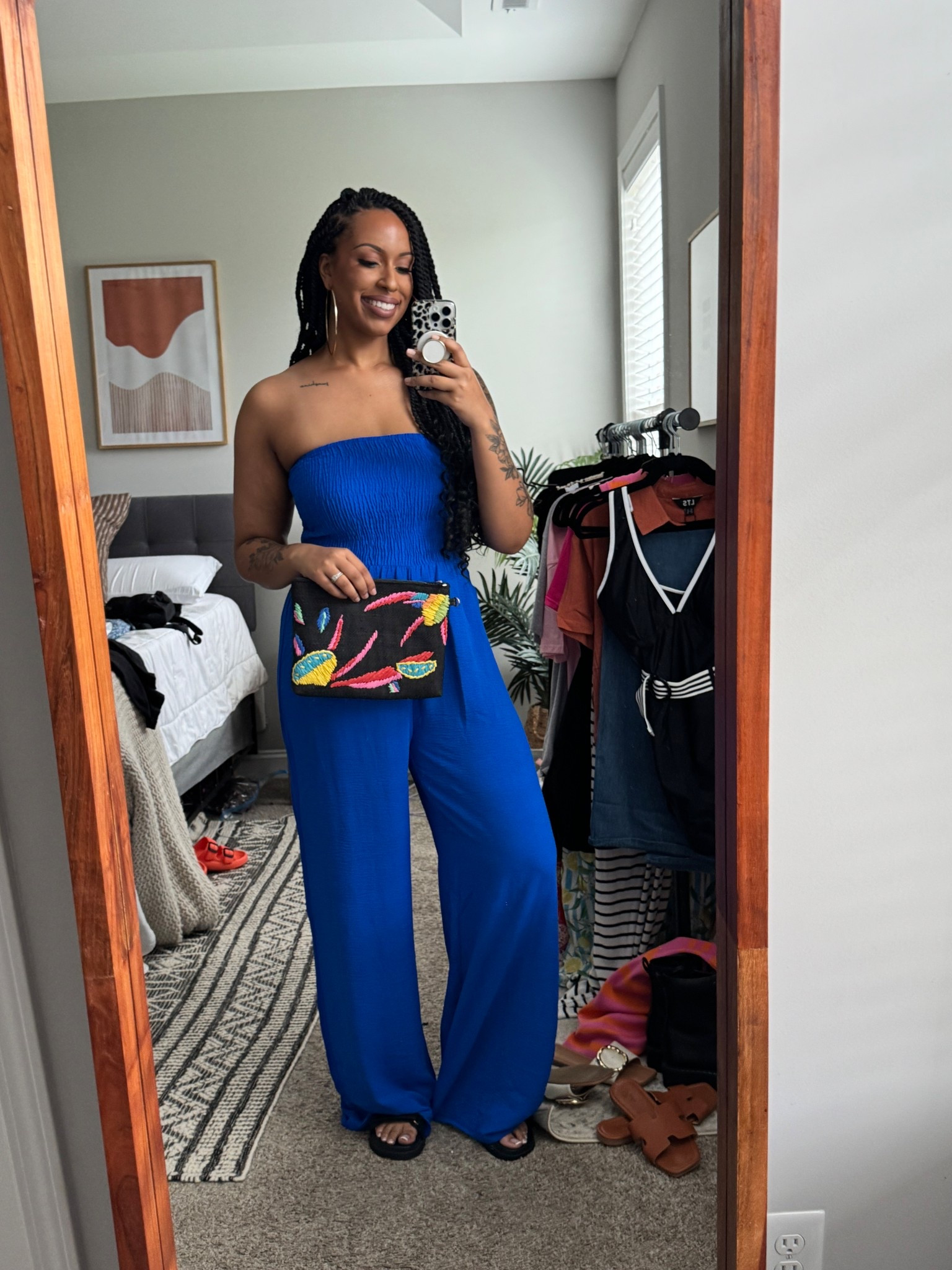 Summer Outfit Inspo. Perfect for a date night especially on vacation 

Jumpsuit is from Fashion Nova. Mabel Smocked Jumpsuit in Royal

#LTKMidsize #LTKStyleTip #LTKSummerEdit