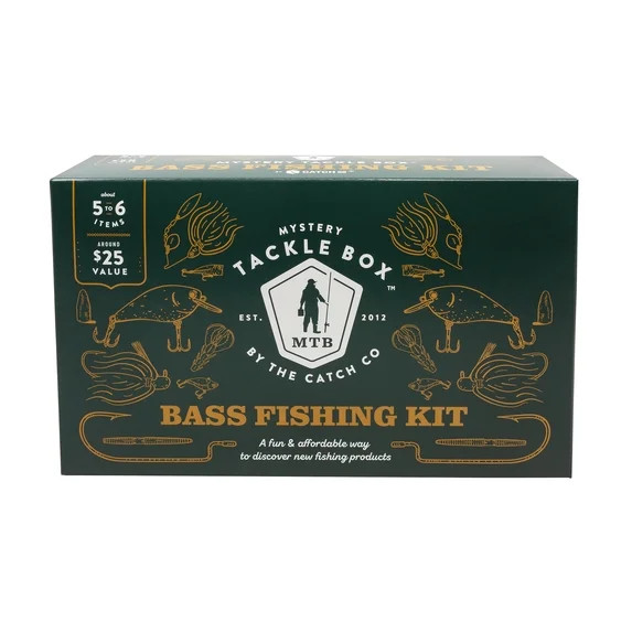Mystery Tackle Box Regular Bass Fishing Lure Kit Freshwater, 1-Count | Walmart (US)
