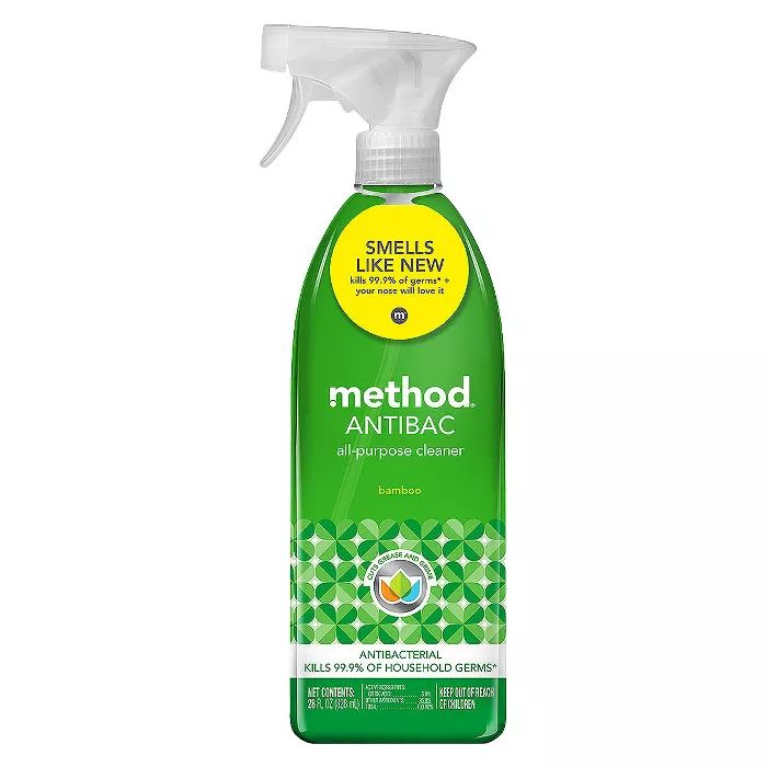 Method Cleaning Products Antibacterial Cleaner Bamboo Spray Bottle - 28 fl oz | Target