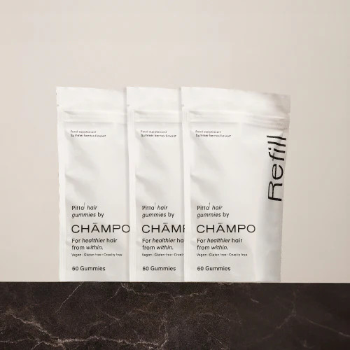 hair gummies refill trio | Champo
