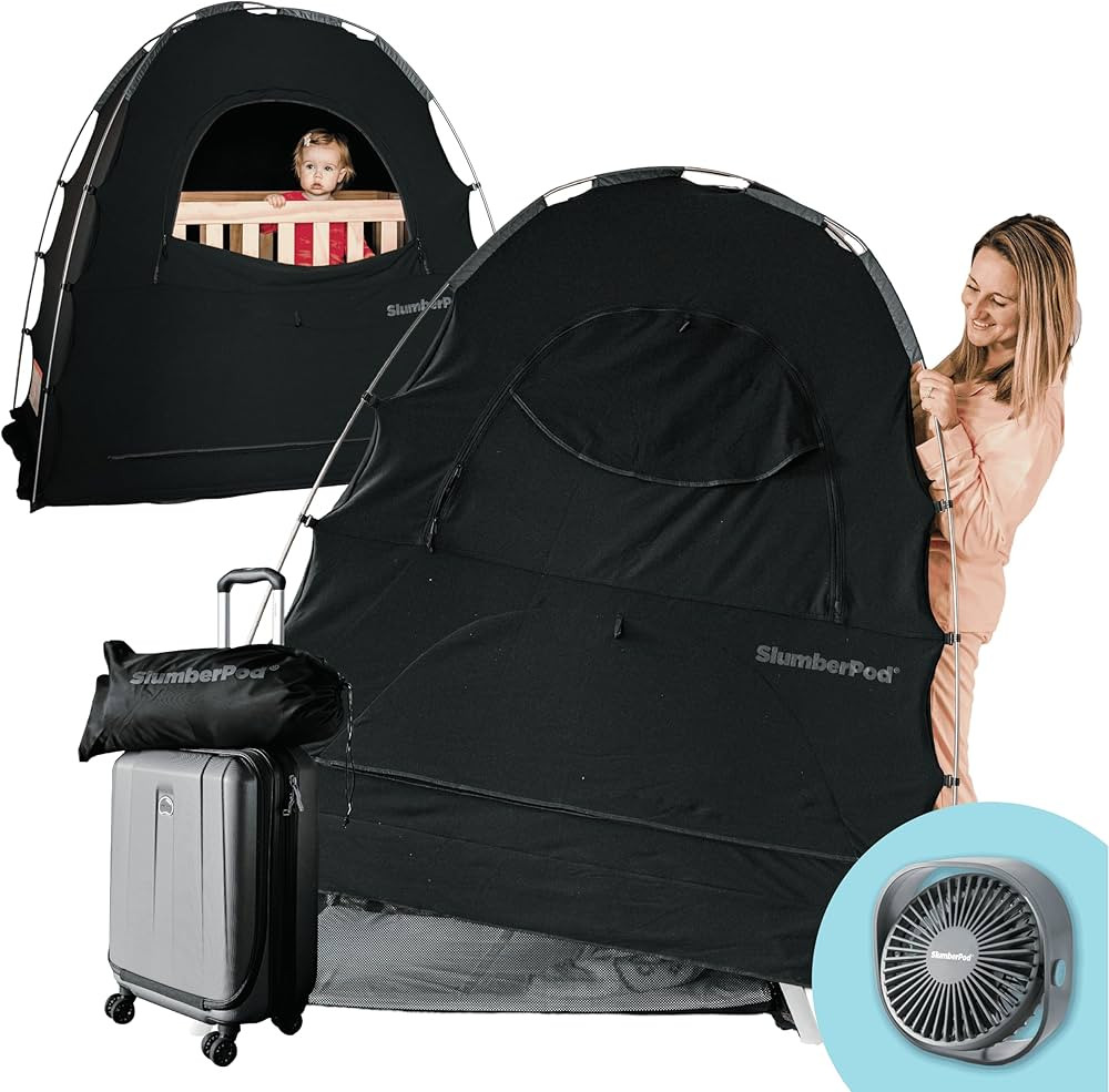 SlumberPod with Fan The Original Blackout Sleep Tent Travel Essential for Baby and Toddlers, Mini... | Amazon (US)