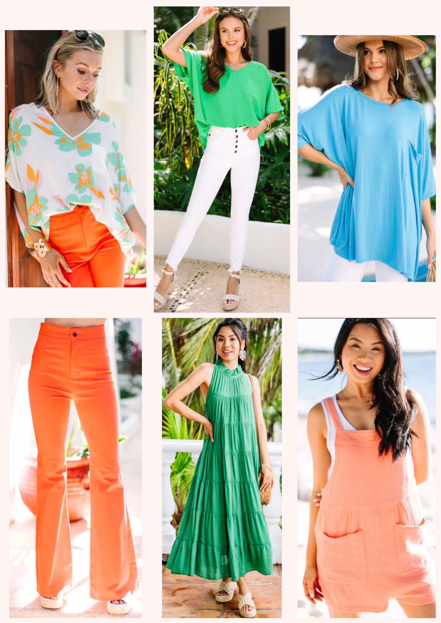 #vacay #resort #pants #blouse #dress #romper #brightcolors #neon 

#LTKbump #LTKunder100 #LTKstyletip