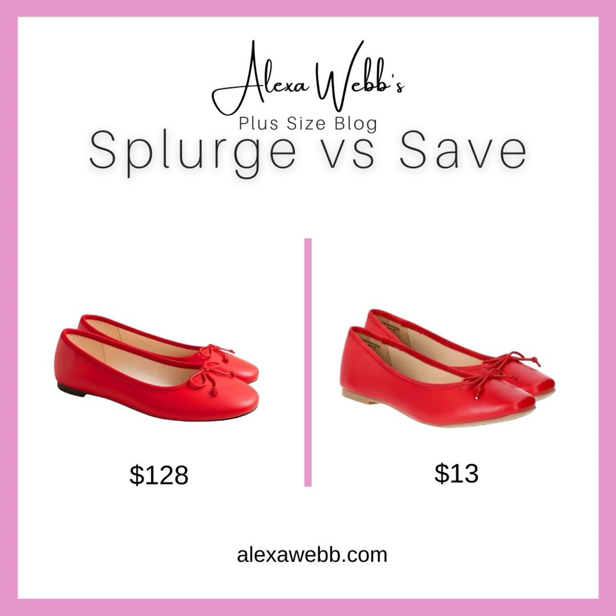 Splurge vs Save by Alexa Webb #plussize

#LTKStyleTip #LTKShoeCrush #LTKPlusSize