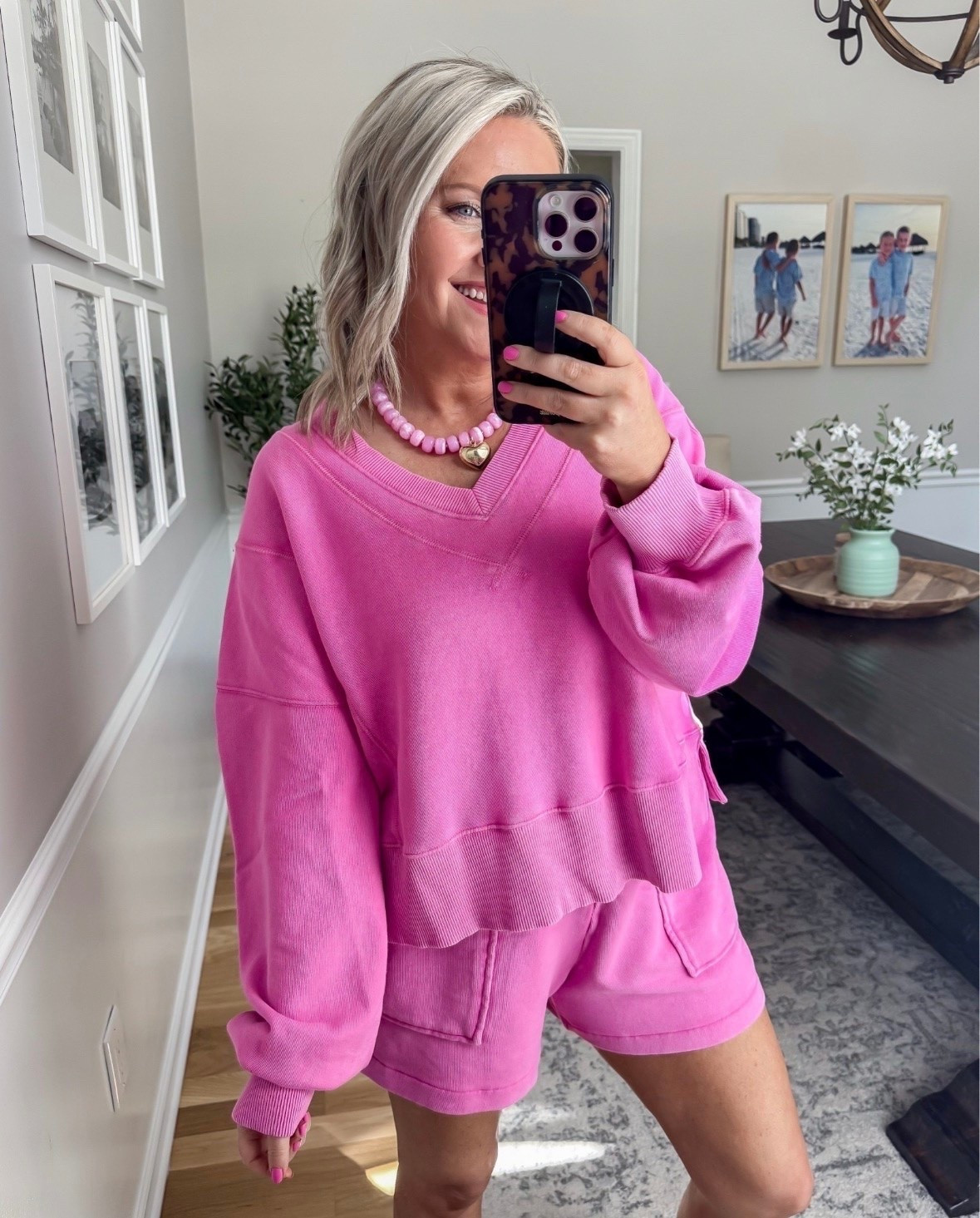 TRENDING! This pink lounge set is SO good. Comfy enough for relaxing at home but still cute enough to wear out and about.

pink lounge set, matching set outfit, comfy casual style, cozy outfit idea, travel day outfit, airport outfit inspo, casual everyday fashion, oversized sweatshirt outfit, cute loungewear, comfy chic outfit, weekend outfit idea, affordable fashion find, pink outfit inspo, lovelylifestyling

#LTKootd #LTKSeasonal #LTKmomlife