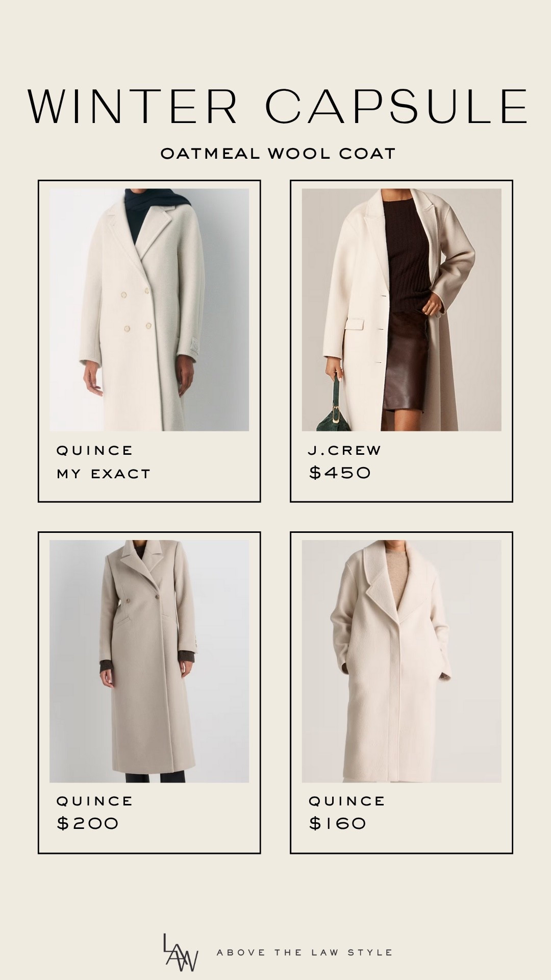 Winter Capsule: Oatmeal Wool Coat

#LTKSeasonal #LTKStyleTip