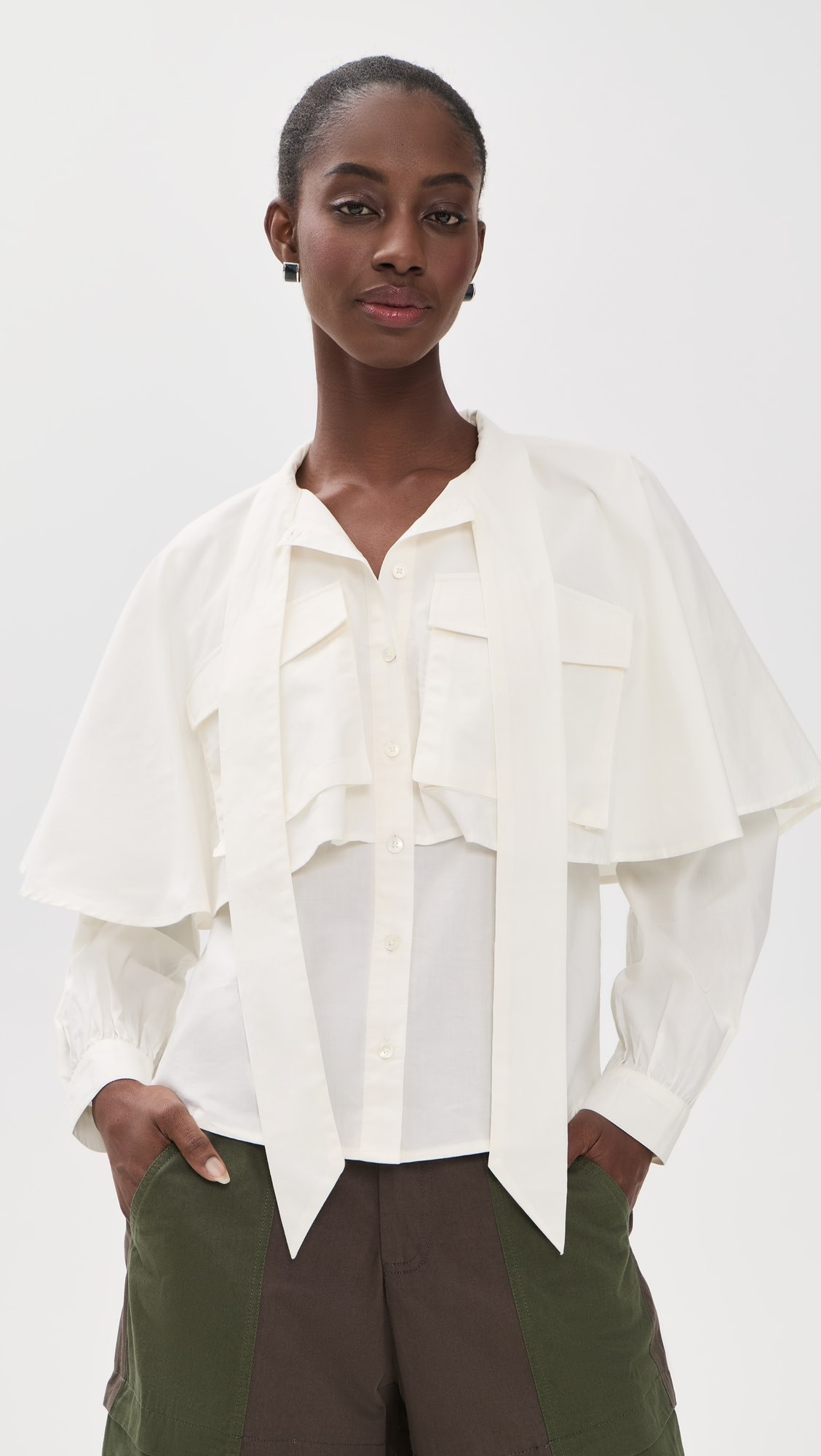 Sea Tristan Solid Cape Top | Shopbop | Shopbop