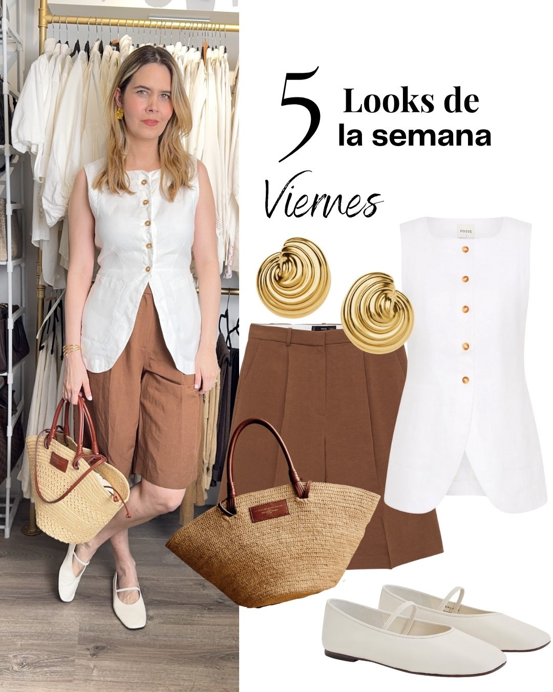 Viernes look / Vest lino + Bermudas

#LTKSeasonal #LTKStyleTip