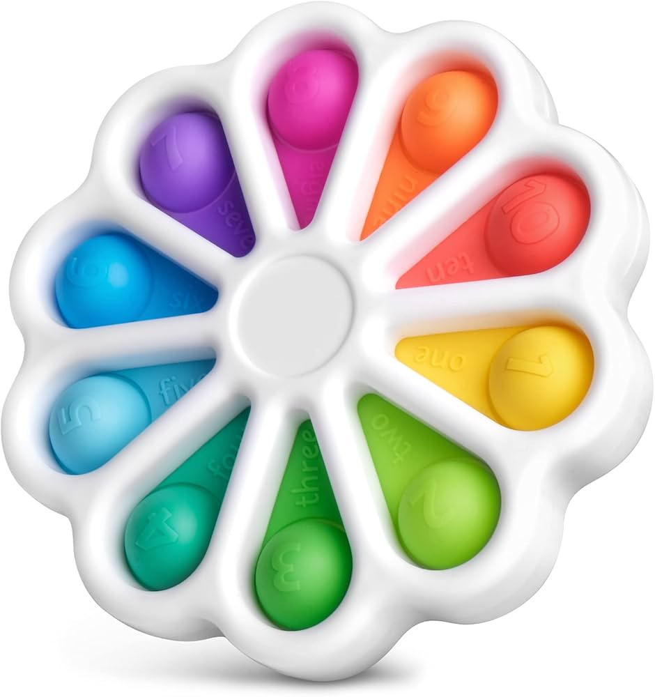 Helsintech Dimple Digits Christmas Stocking Stuff Flower Dimples Fidget Popper Toy, Gift Toys for... | Amazon (US)