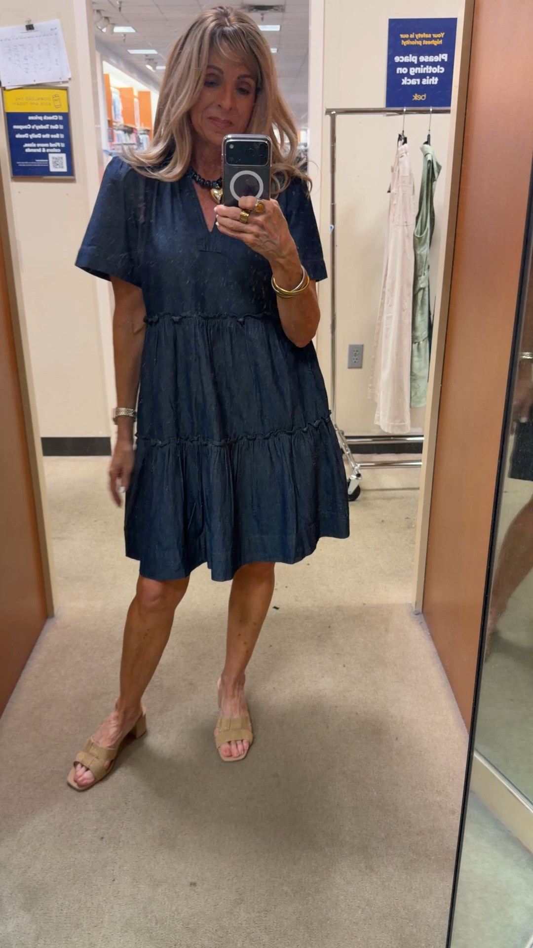 Perfect chambray dress!
Buy 1 get 2 free
Would look amazing with boots in the fall
Teacher style
Sale at Belk

#LTKSaleAlert #LTKOver40