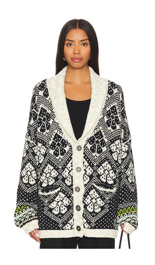 Sasha Cardigan in Onyx Blossom Combo | Revolve Clothing (Global)