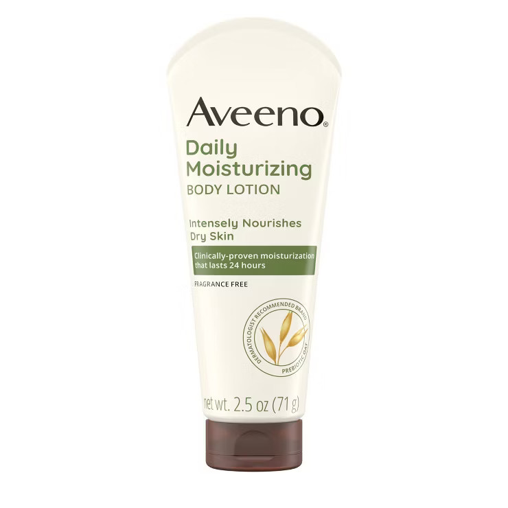 Unscented Aveeno Daily Moisturizing Lotion To Relieve Dry Skin - 2.5 fl oz | Target