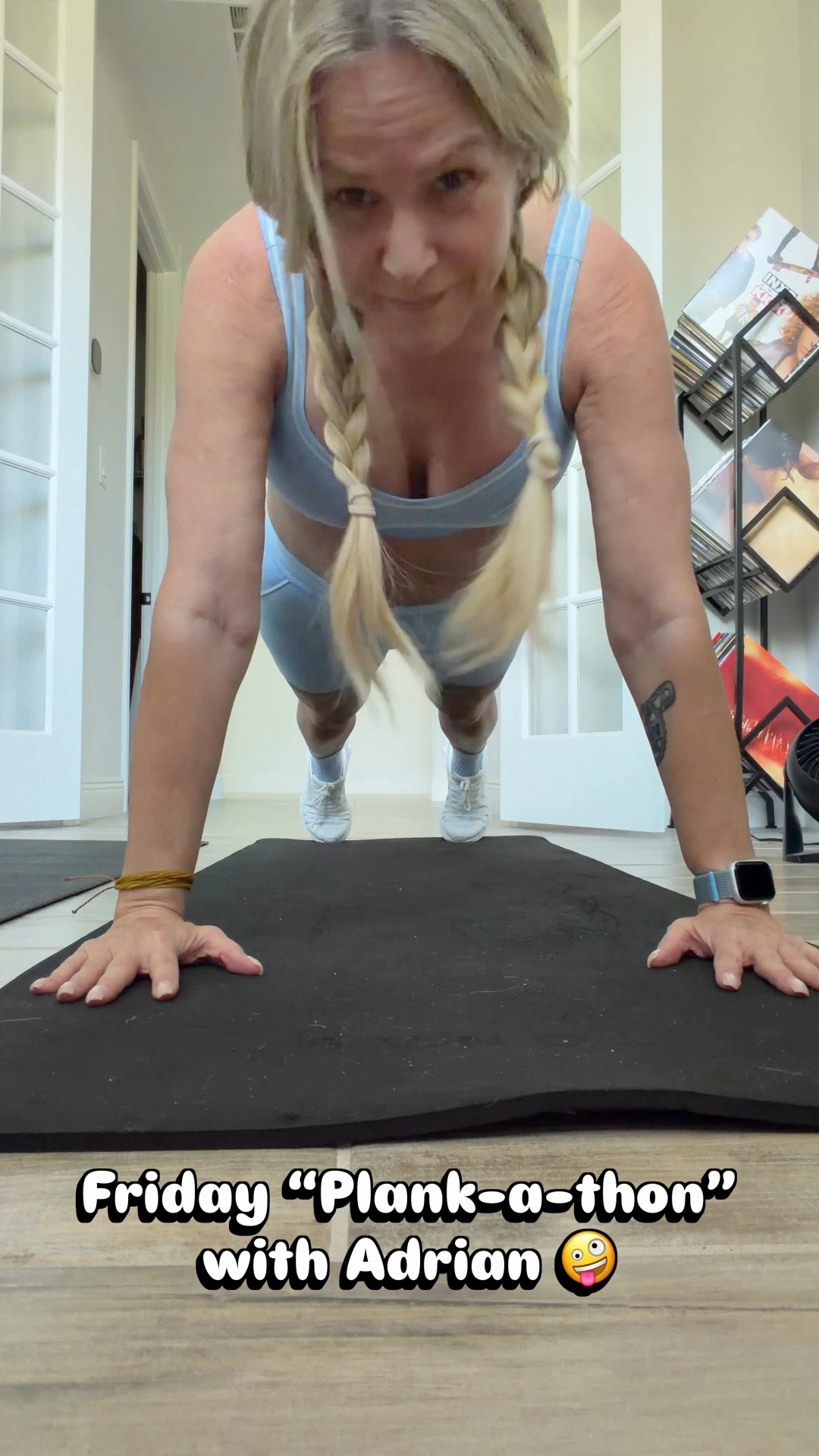 The "Plank-A-Thon" Stack: Adrian vs. My Abs

If you saw the workout proof in my stories, you know Adrian Williams did not come to play today. 🥵 He officially dubbed this 5-minute Core session a "Plank-a-Thon" and let’s just say... my core is still screaming.

I stacked it with 30 minutes of Incline Work with Olivia and a 10-minute Glute burn with Rebecca. This is how we stay "Salty & Strong" at 54. ⚓️💪

The Gear:
Rocking the Alo Heartthrob Set in Seashell Blue. It handled every plank and every incline hike without budging. 
If you’re looking for a set that can actually survive a heavy Peloton stack, this is it.
Today’s Stack:
1. 30 Min Hike (Olivia Amato)
2. 10 Min Glutes & Legs (Rebecca Kennedy)
3. 5 Min Core (The Adrian "Plank-a-Thon")

Who’s hitting a heavy stack this weekend? Drop your leaderboard name so I can high-five you! 🚲🖐️

#PelotonStack #AdrianWilliams #PlankAThon #FitAt54 #SarasotaFitness #AloYoga #WorkoutMotivation #SaltyLife

#LTKOver40 #LTKdayinmylife #LTKfitnessgoals