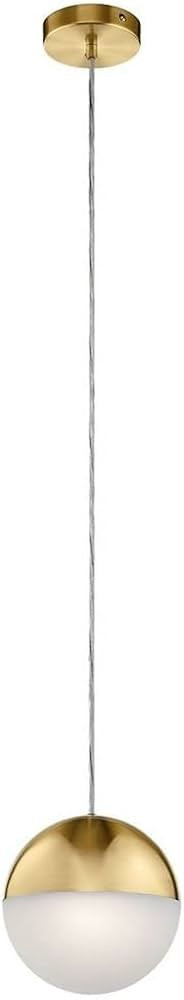 Elan 83854CGWH Moonlit Pendant, 1-Light LED 17 Watts, Champagne Gold | Amazon (US)