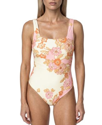Stephanie Square Neck One Piece Swimsuit | Bloomingdale's (US)
