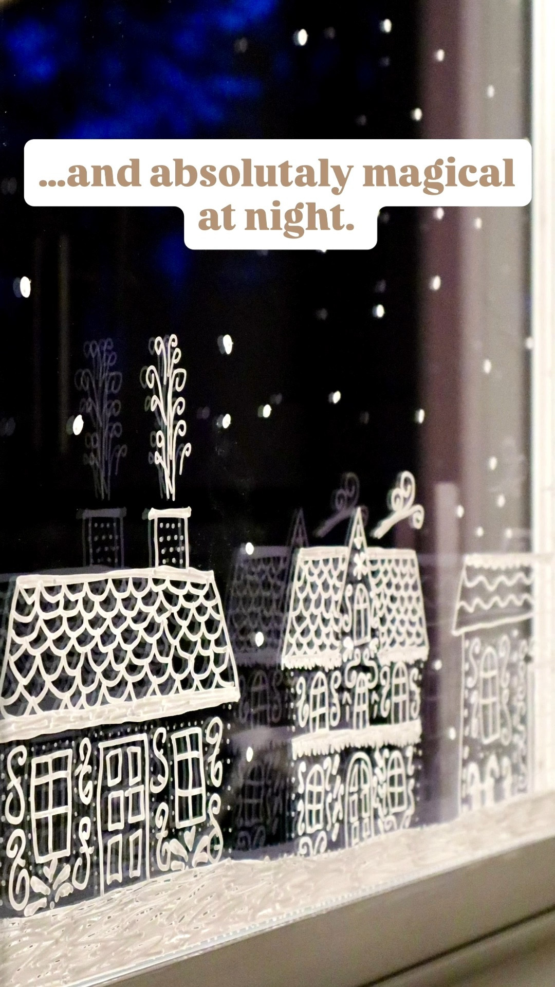 These are the exact white pens I used to trace the gingerbread house outlines on my windows. They say permanent, but wipe right off with water when the season’s over. The tip is fine enough for detail work but still smooth for large designs — perfect for creating your own magical holiday scene.

#LTKHome #LTKHoliday #LTKSeasonal