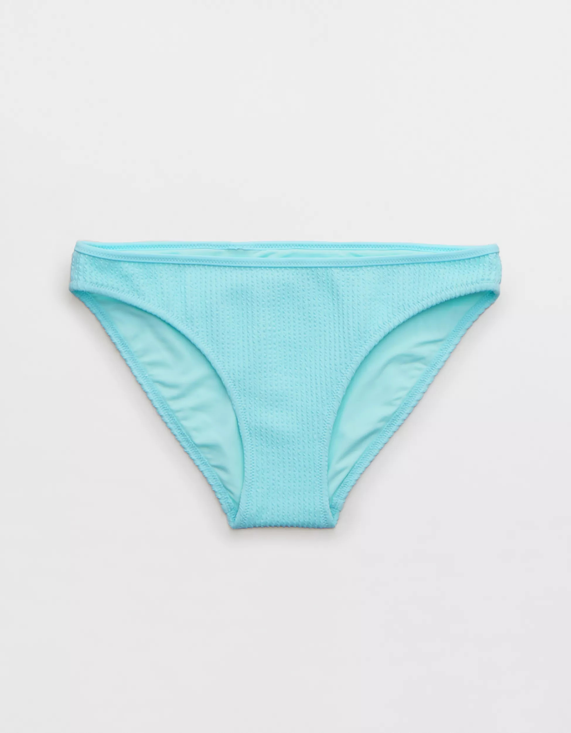 Aerie Crinkle Full Coverage Bikini Bottom | Aerie