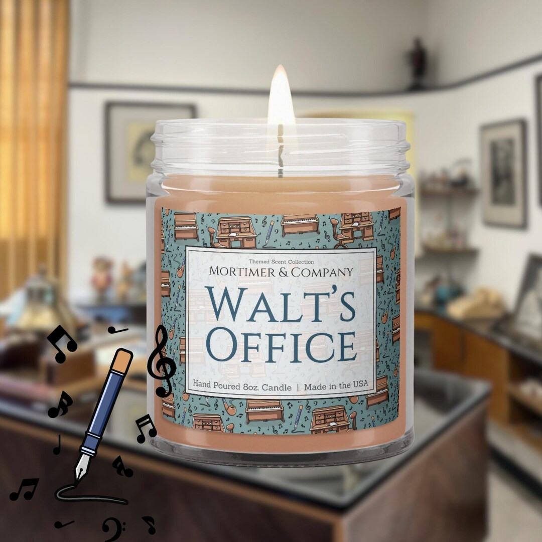 WALTS OFFICE | Disney Candle | Walt Disney's Office Inspired | Disney Decor | Disney Scent | Disn... | Etsy (US)