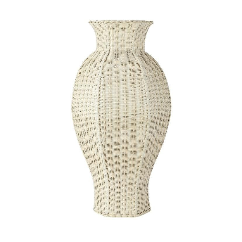 Wicker Hexagonal Vase | Amanda Lindroth