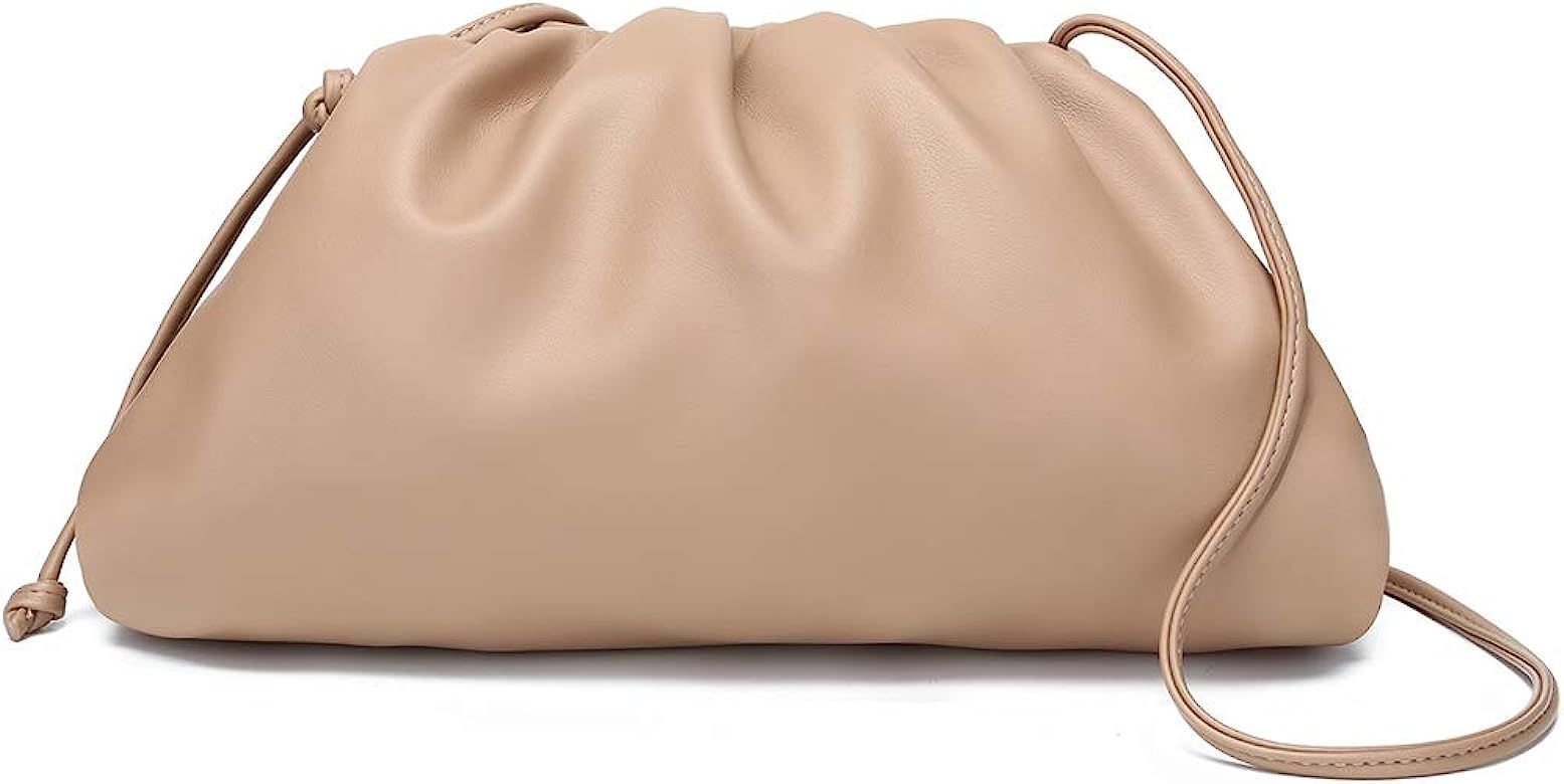 CATMICOO Cloud Crossbody Bags for Women Clutch Purse with Dumpling Shape and Ruched Detail | Amazon (US)