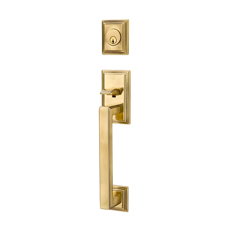 Emtek 4213US7 Hamden Single Cylinder Keyed Entry | Build.com | Build.com, Inc.