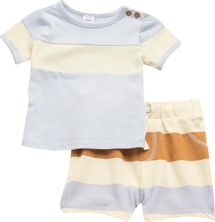 2-Piece Organic Cotton Top & Shorts Set | Nordstrom Rack