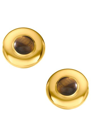 Danica Stud Earrings in Gold | Revolve Clothing (Global)