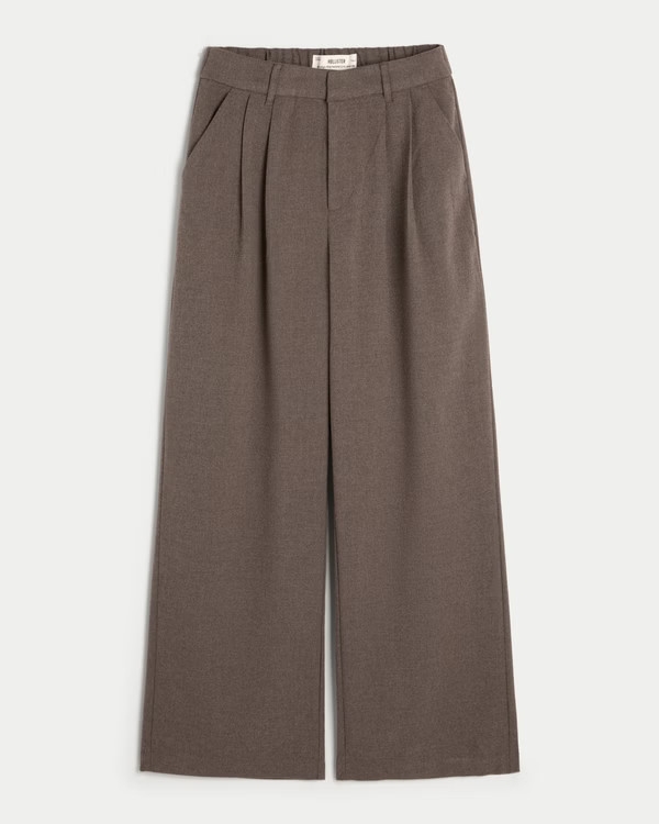 Hollister Livvy Ultra High-Rise Wide-Leg Pants | Hollister (US)