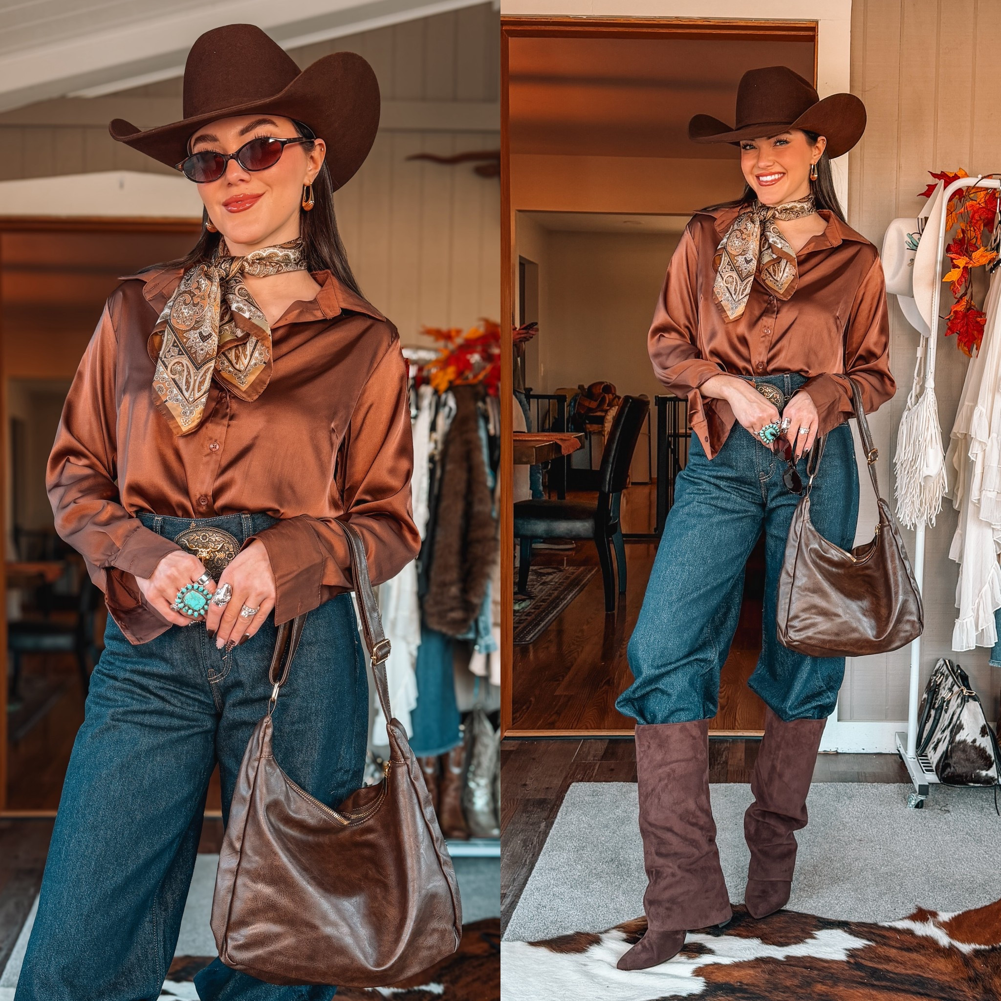 Effortless wester chic! A go-to fit you can keep in your closets for girls night, a date, a rodeo or even the NFR! 

Top-M / Jeans-25 / Shoe-7

#westernfashion #westernstyle #cowboyboots #boots #nfr #nfrstyle #nfrfashion #thanksgiving

#LTKHoliday #LTKgrwm #LTKootd