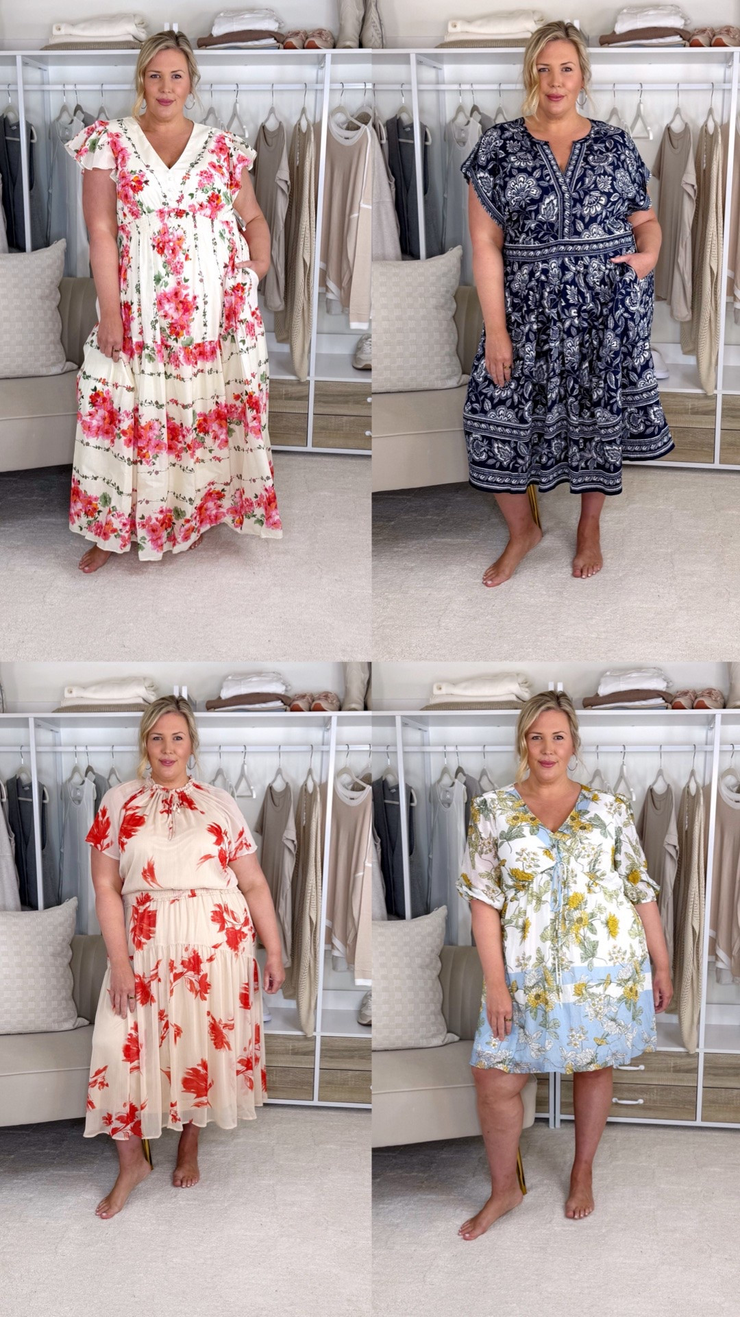Kohls dress haul! First dress is a 18W, second is a 2X, third is a 2X and last is a 20W. Plus size, outfit inspo, dresses, summer fashion, apron belly @kohls #kohlspartner

#LTKSeasonal #LTKPlusSize #LTKMidsize