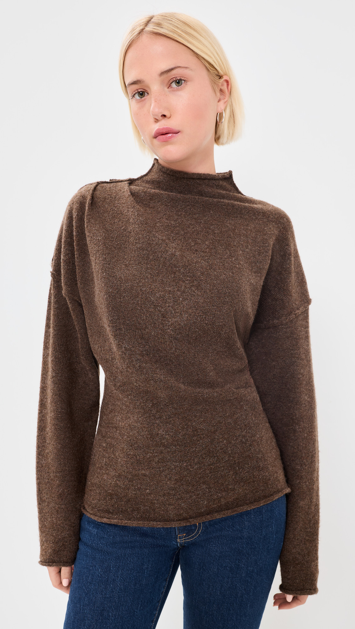 Line & Dot Lennon Sweater Brown M | Shopbop