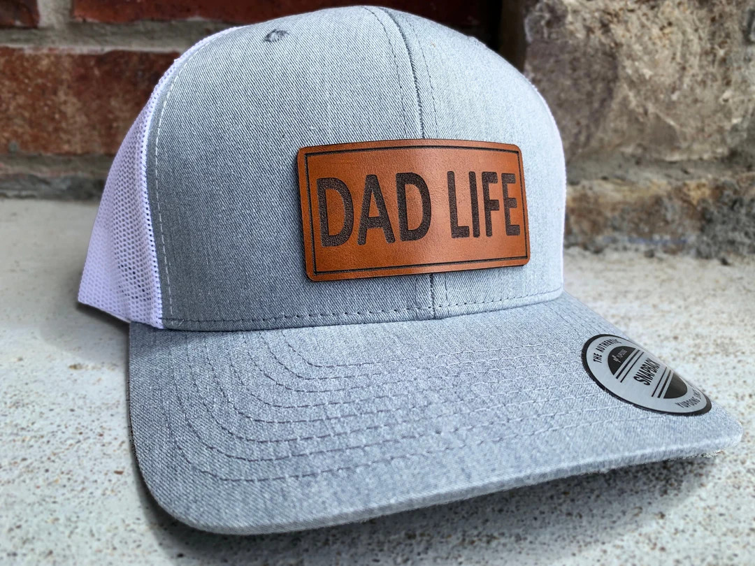 DAD Life REAL LEATHER Dad Life Hat Christmas Gift for Dad - Etsy | Etsy (US)
