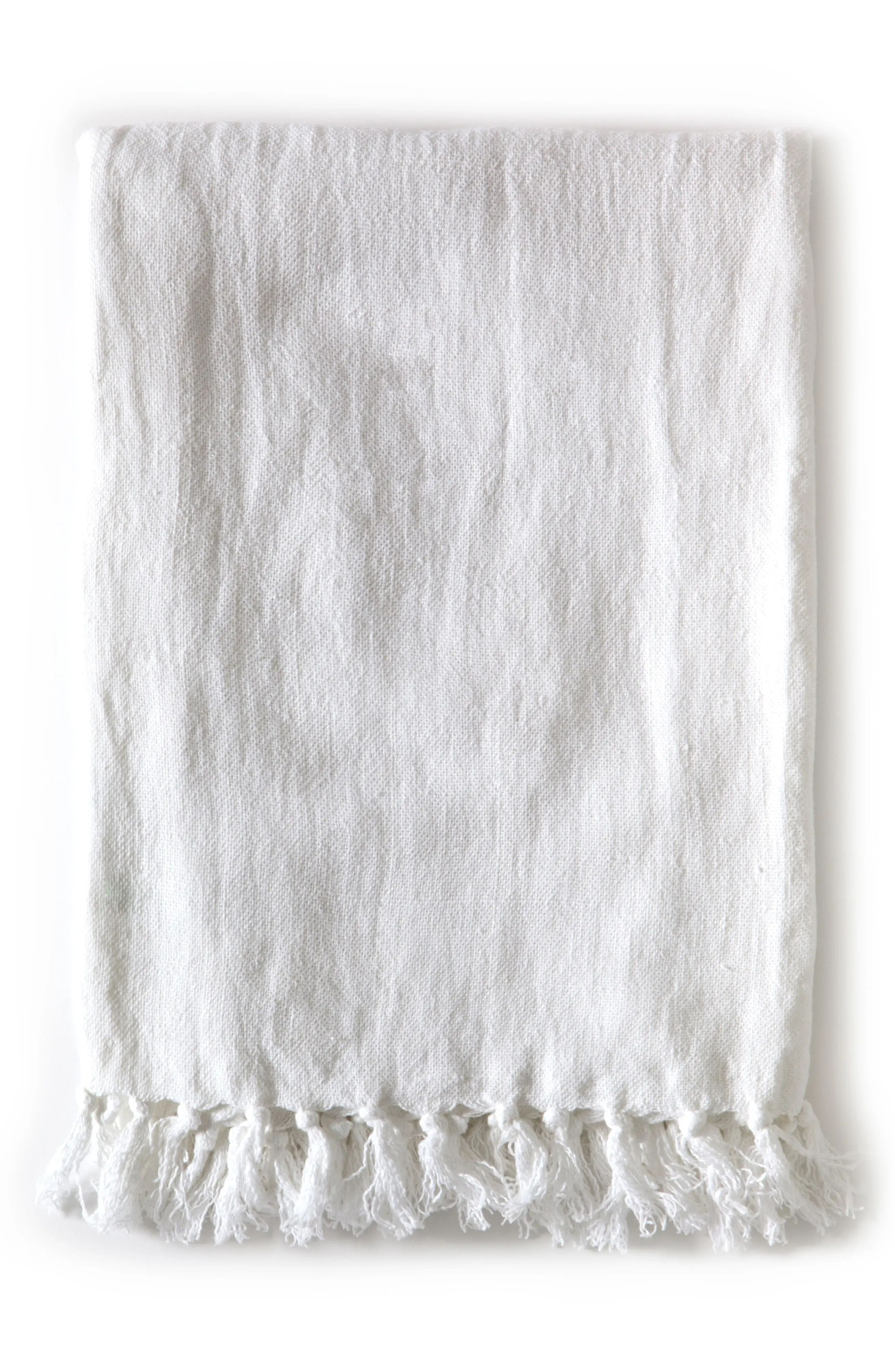 Pom Pom At Home Montauk Throw Blanket, Size One Size - White | Nordstrom