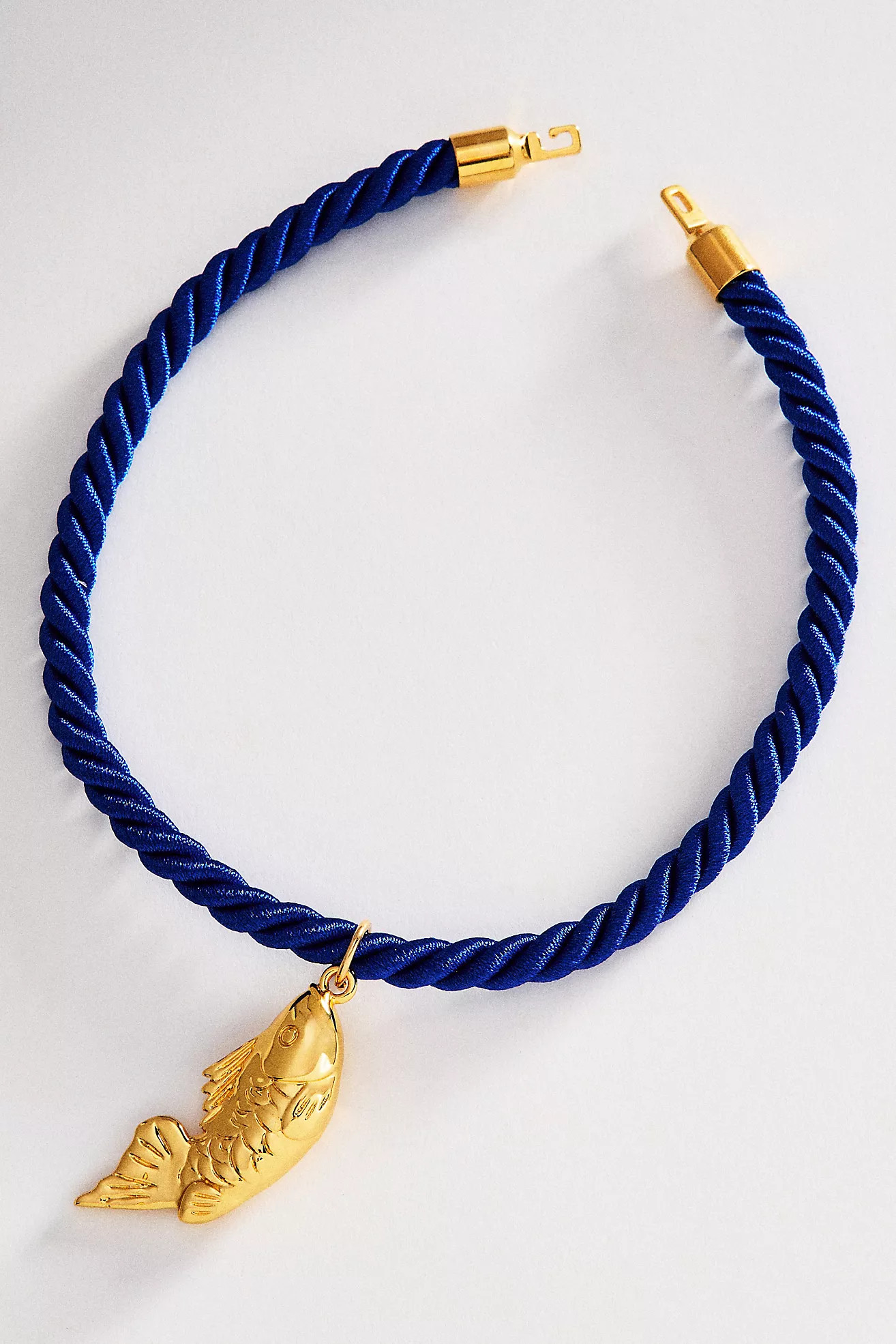 Timeless Pearly Corded Fish Pendant Necklace | Anthropologie (US)