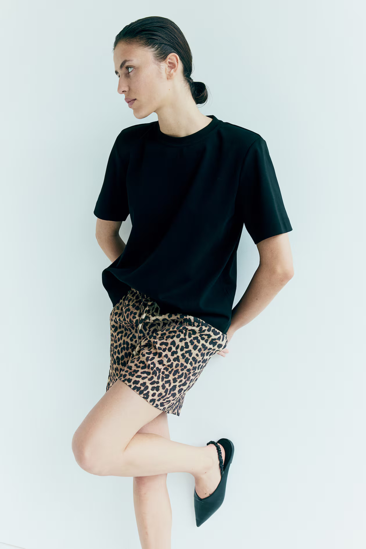 Pull-on short met dessin | H&M (DE, AT, CH, NL, FI)