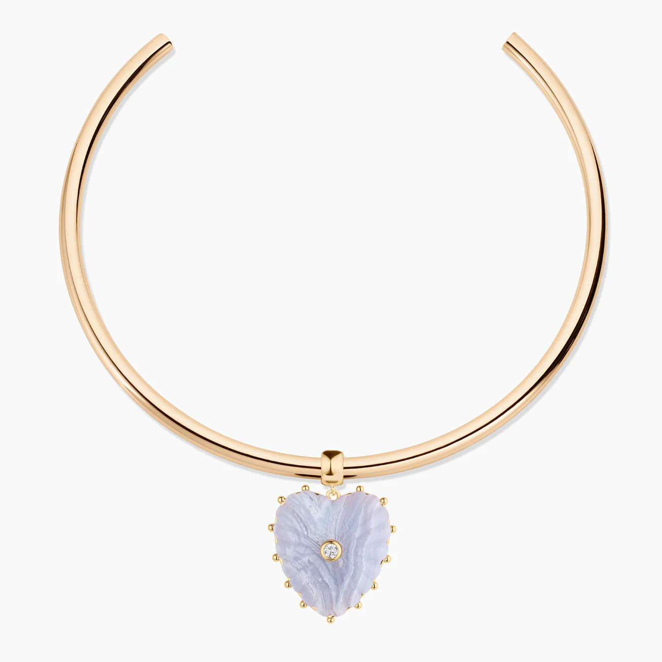 Malene Blue Lace Heart Bail | Thatch