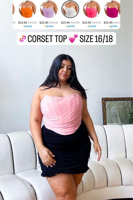 If you’re looking to add more spring tops to your closet, this corset from Amazon is a must have🩷 I have it in so many different colors and the fit its perfect!!  
I wear it all the time 🌸

Wearing size XXL 

#LTKfindsunder50 #LTKplussize #LTKmidsize