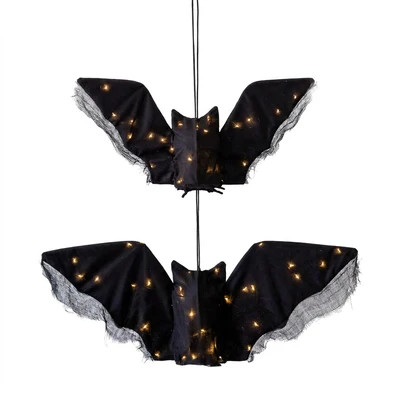 Hanging Light up Fabric Bat Set | My Mind's Eye