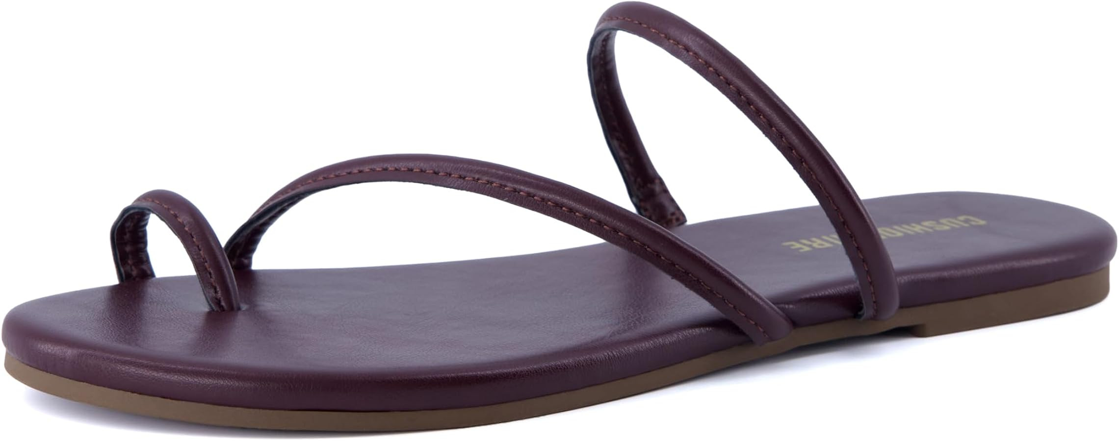 CUSHIONAIRE Resort Sandalias minimalistas con tiras para mujer, sandalias planas ligeras de veran... | Amazon (US)